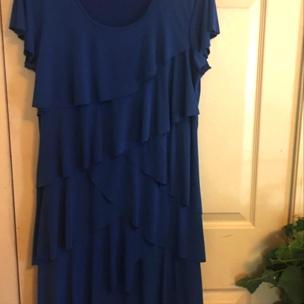 J Lee Blue Formal Dress Size L